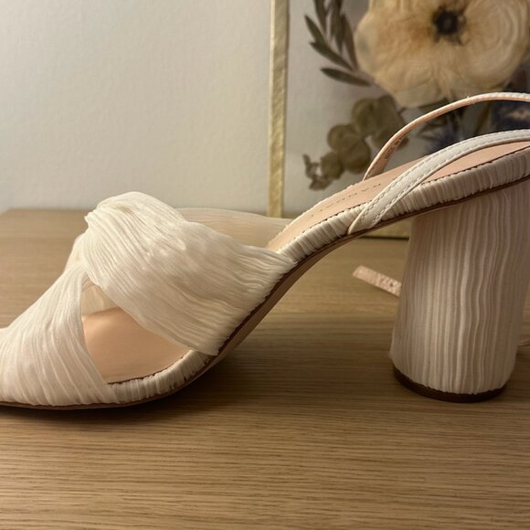 NWOT Loeffler Randall Reed Pleated Twist Sandal - Picture 5 of 6